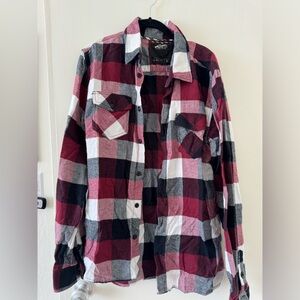 Vans flannel shirt - men's large